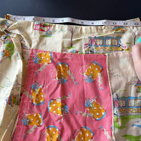 Vintage Retro Whimsical Gardening Baking Apron Tradwife Cottagecore Homemaker - Picture 11 of 11